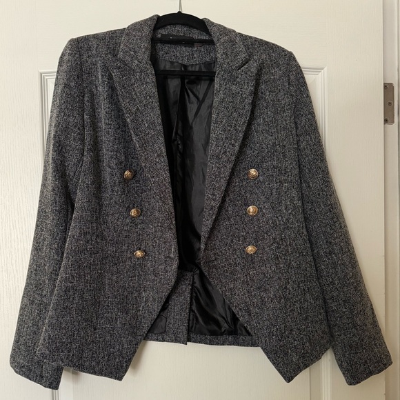 DO+BE Gray Blazer - Picture 1 of 10